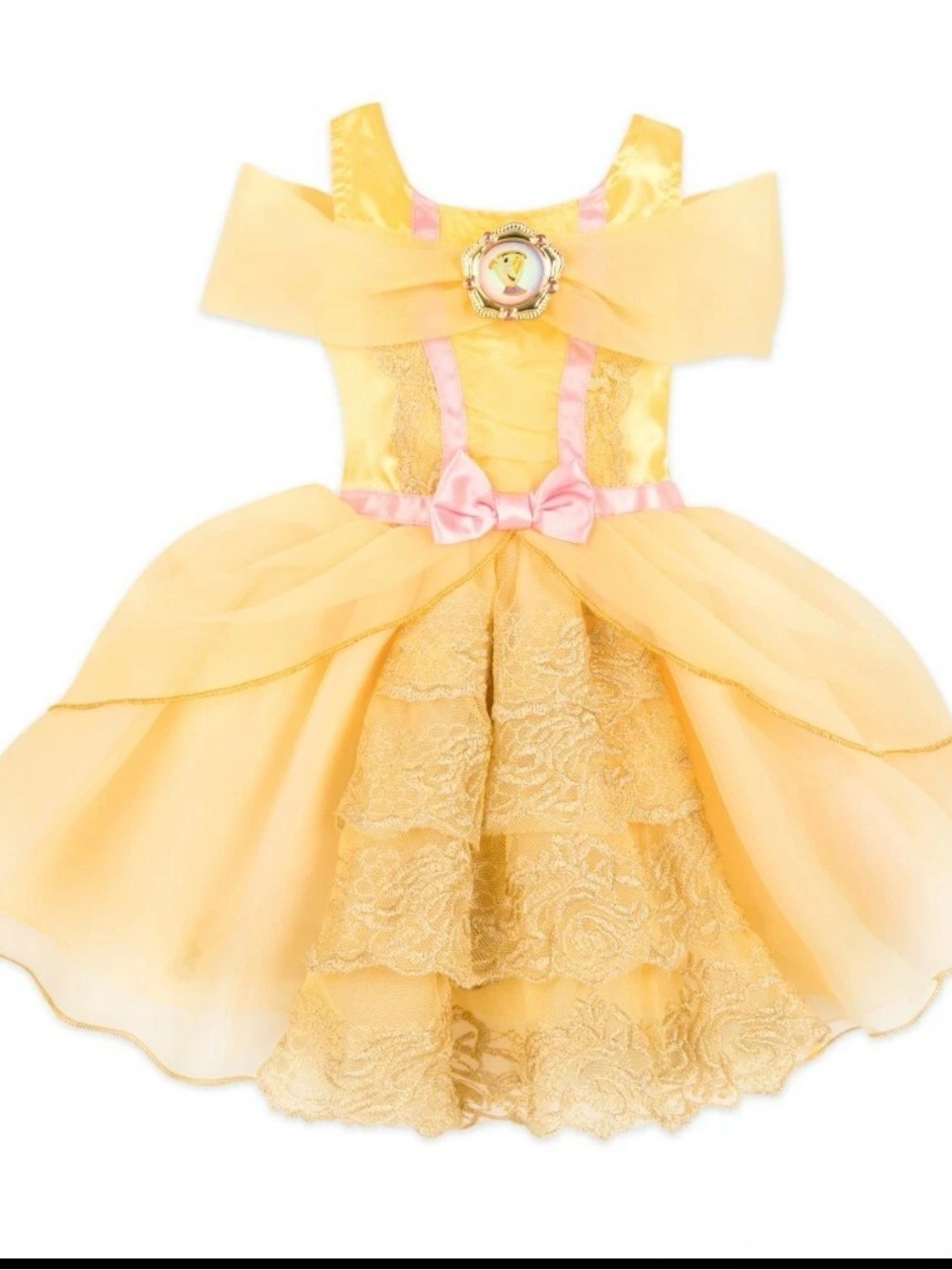 NWT Disney Store Princess Belle Dress Infant 3-6 Months